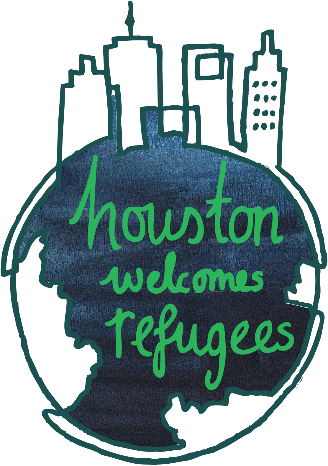 Houston Welcomes Refugees logo
